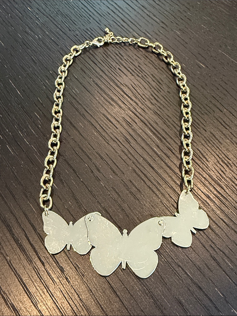 Z Gold Butterfly Pendant Necklace - Women Jewelry